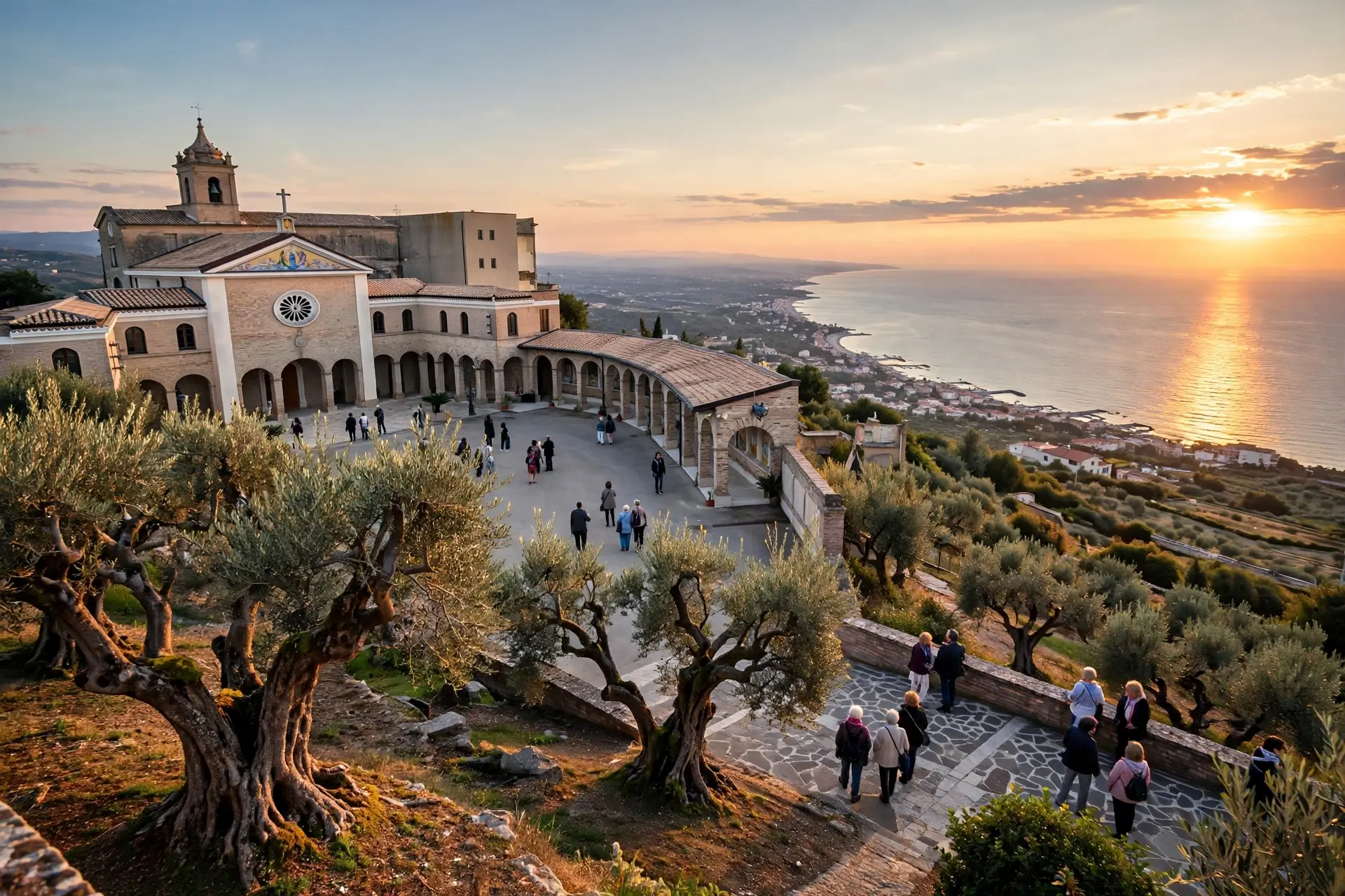 Madonna Splendore Giulianova belvedere tramonto mare parcheggio gratis